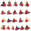 Noble Gems™ Glass Dog With "I Love You" Heart Ornaments, 18 Assorted