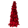 19.6" Burgundy Bow Tree With Diamond Gemstones