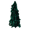 15.75" Dark Green Bow Tree With Diamond Gemstones