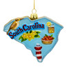 Glass South Carolina Ornament