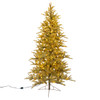 7' Pre-Lit Instant Connect Dual-Color LED Iridescent Gold Tree