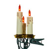 28' UL 15L Triple Candle Clip-On Light Set with 24" Spacing