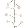 7.8' 100L Multicolor LED Gumball Cluster Light Garland