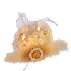 12" UL 10L Ivory Angel  With Warm White Lights Treetop