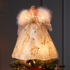 12“ UL 10L Ivory and Gold Angel Treetop