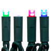 24.5' UL 50L Multicolored Frost 5MM LED Connectible Light Set