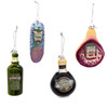 Noble Gems™ Glass Italian Food Ornament Set, 4-Pieces