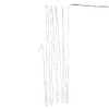 16.3' Battery Operated 50L Classic White Superbright LED Silver Wire Light Set In PDQ