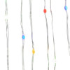 16.3' Battery Operated 50L Multicolor Superbright LED Silver Wire Light Set In PDQ
