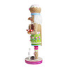 16" Gingerbread With Candy Cane Nutcracker