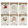 Christmas Pins With Shelf Display, 6 Assorted