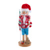 15" Beach Santa With Life Preserver Nutcracker