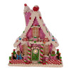10" Battery Operated LED Gingerbread Candy House