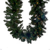9' Pre-Lit Warm White Vanderbilt Garland