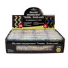6.3' Battery Operated 20L Warm White Superbright LED Silver Iridescent Tinsel Garland In PDQ