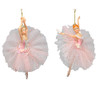 Pink Ballerina En Pointe Ornaments, 3 Assorted