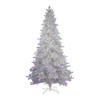 9' Pre-Lit Multicolor LED Jackson White Pine Tree