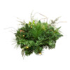 26"Battery Operated Pre-Lit Warm White LED Pinecone Wall Tree
