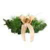 26"Battery Operated Pre-Lit Warm White LED Pinecone Wall Tree