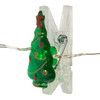 7' Battery Operated 15L Santa, Snowman & Christmas Tree Fairy Clip Lights In PDQ, 3 Assorted
