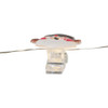 7' Battery Operated 15L Santa, Snowman & Christmas Tree Fairy Clip Lights In PDQ, 3 Assorted