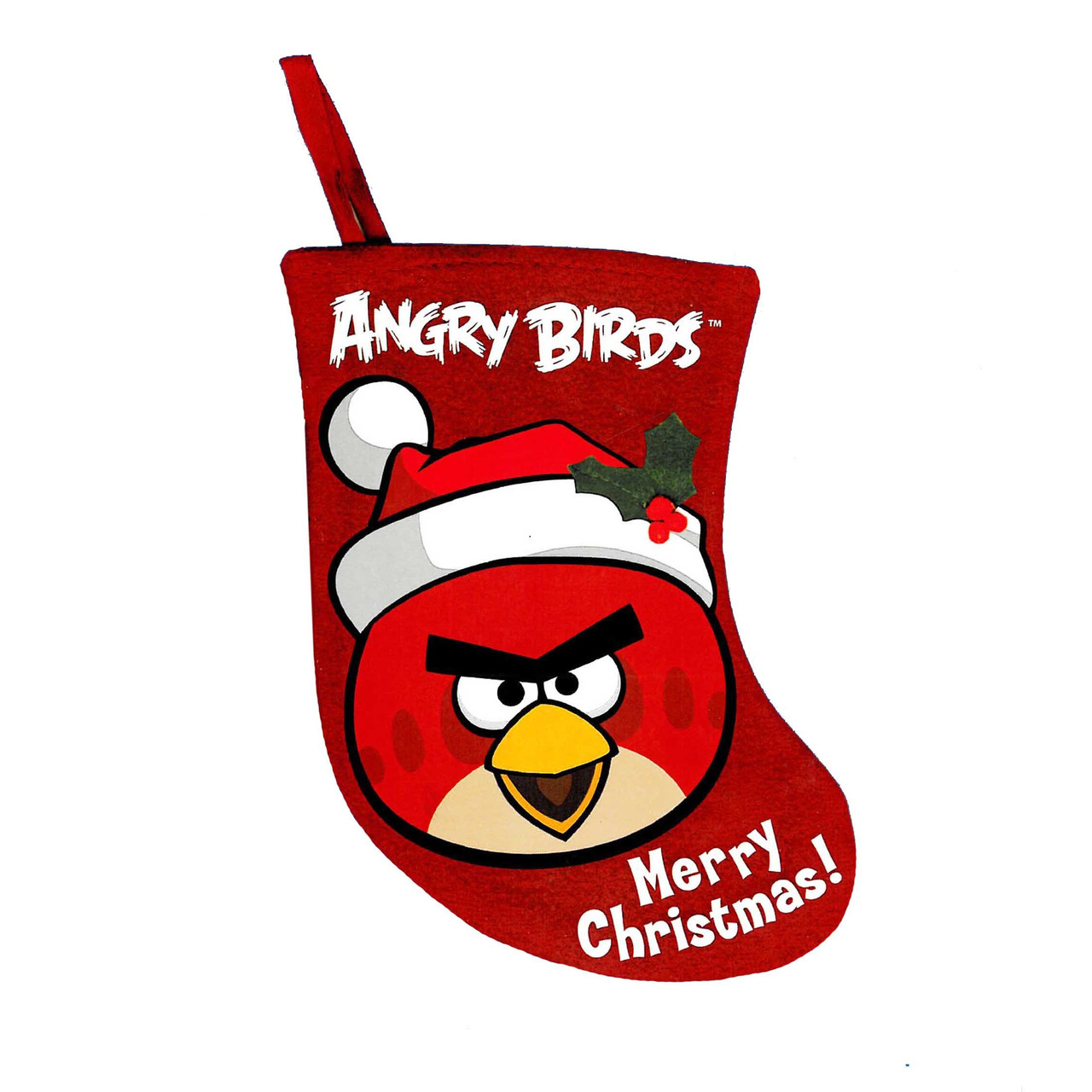 Angry Birds™ Miniature Red Bird Stocking - Kurt S. Adler Inc