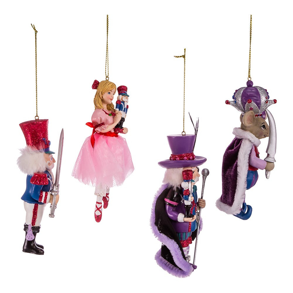 Nutcracker Suite Ornaments, 4 Piece Set Kurt S. Adler Inc