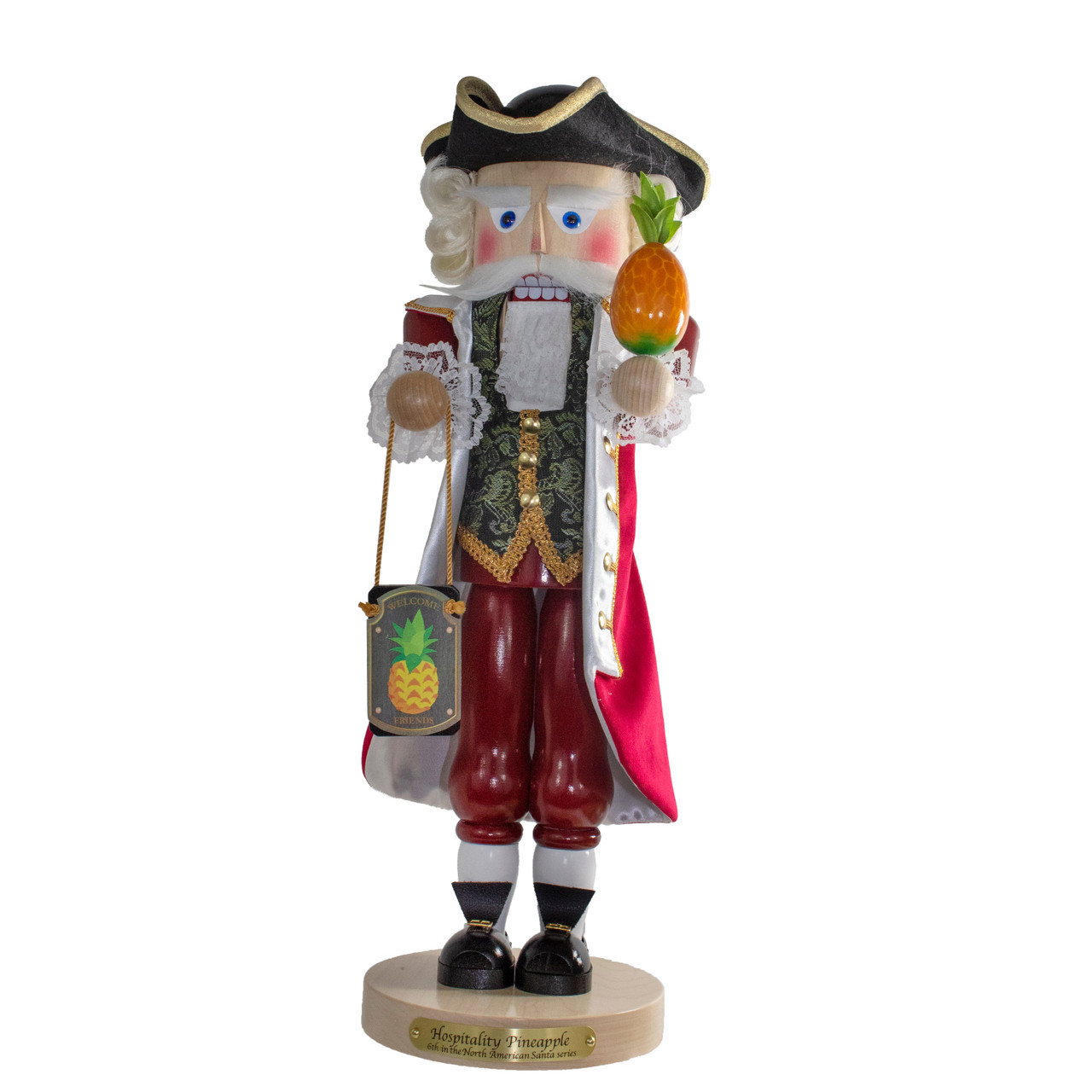 18.7“ Steinbach Hospitality Pineapple Nutcracker