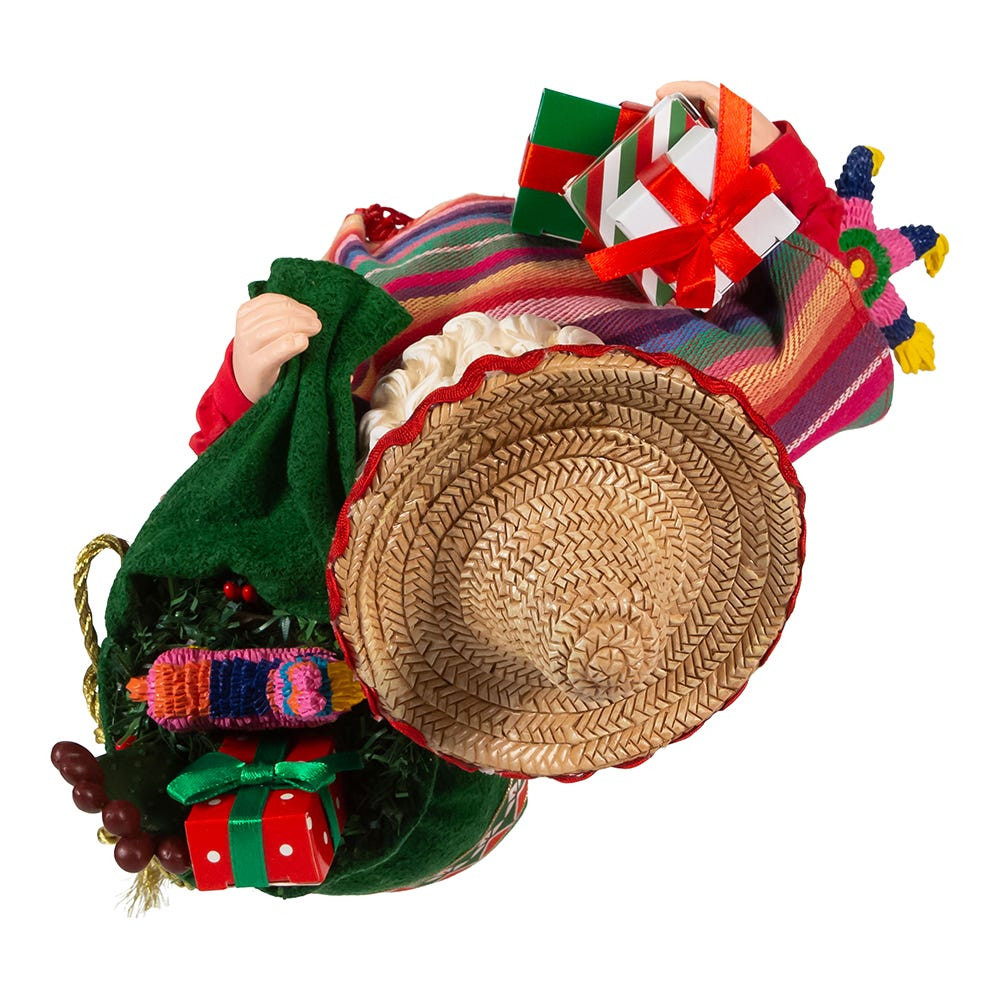 11“ Fabriché™ Musical Mexican Santa