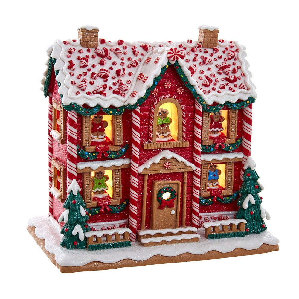 9.5“ Battery-Operated Lighted Musical Gingerbread House