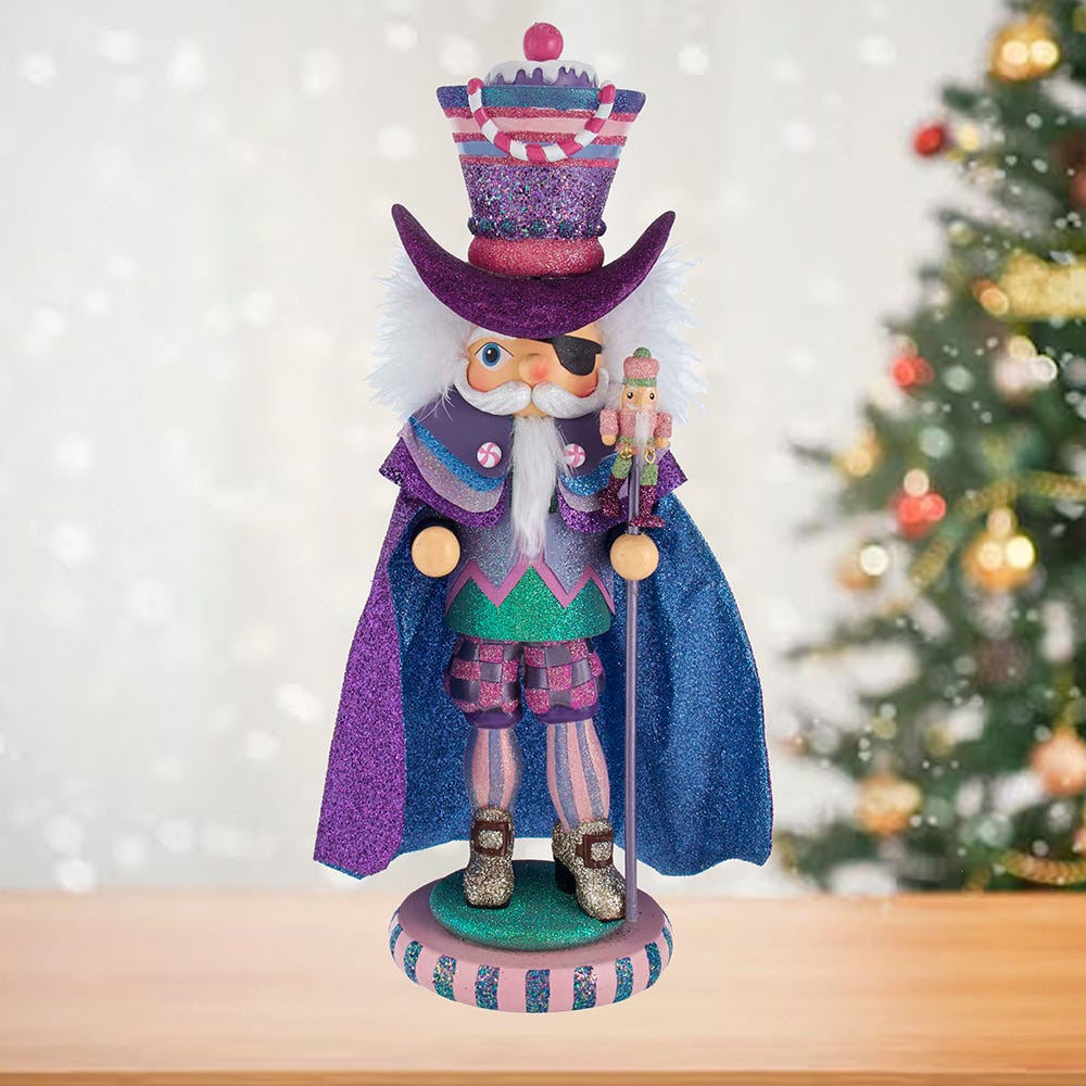 15“ Hollywood Nutcrackers™ Sugar Plum Drosselmeyer Nutcracker