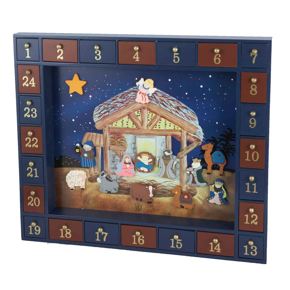 アドヴェントカレンダー Magnetic Nativity Advent Calendar - Kurt S. Adler Inc