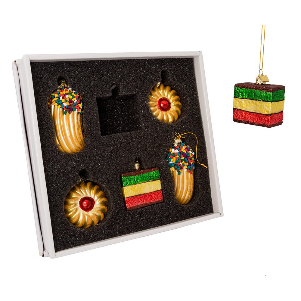 Noble Gems™ Cookie Glass Ornament Set, 6-Piece Box Set