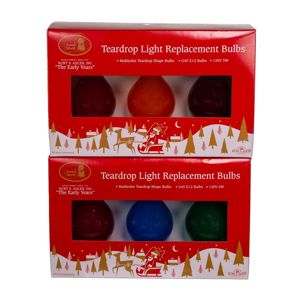 Replacement Bulbs for UL4343, 3-Pieces, 2 Assorted Boxes