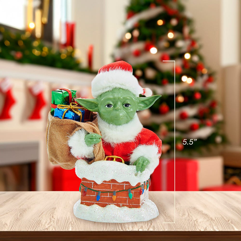 5.5“ Star Wars™ Yoda In Chimney Table Piece