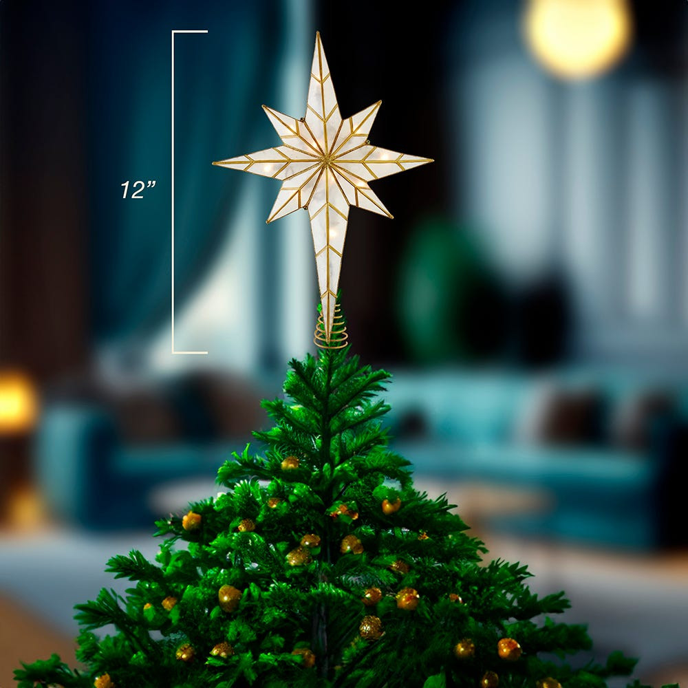 Capiz 85%, Metal 5%, Copper 5%, PVC 5%