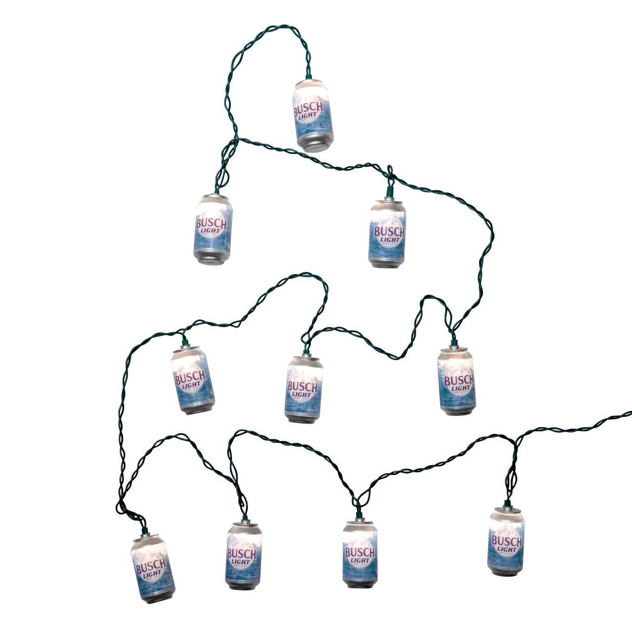 UL 10-Light Budweiser® Bush Light Can Light Set
