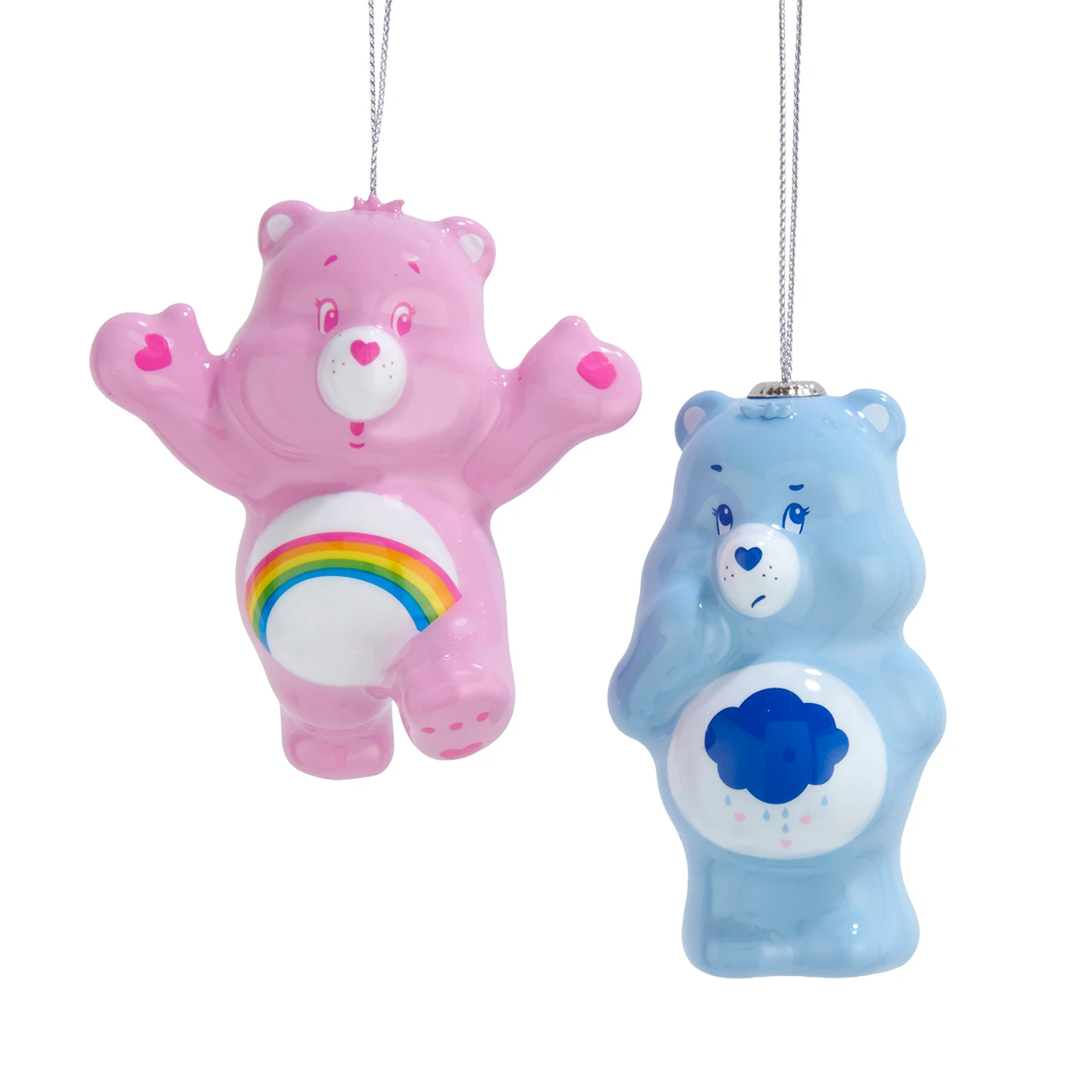 Care Bears™ Cheer Bear and Grumpy Bear Decoupage Ornaments, 2 Assorted