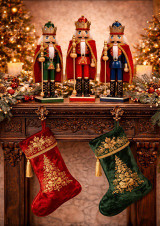 King & Soldier Nutcrackers