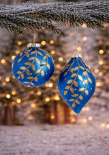 Embellished Glass Ornaments