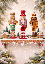 Gingerbread & Candy Nutcrackers