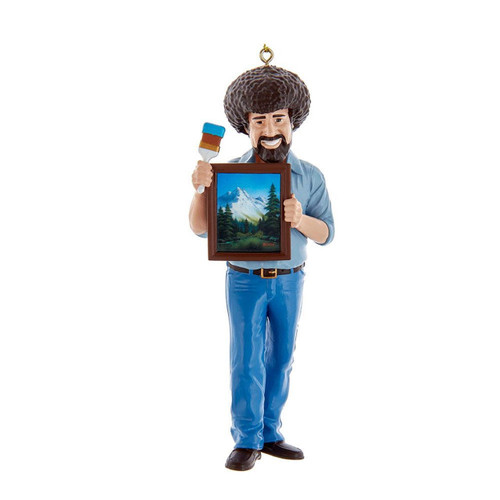 Bob Ross® With Frame Painting Ornament