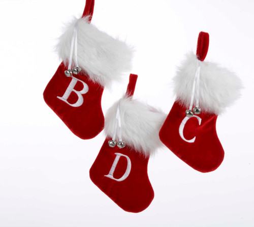 Monogrammed Miniature Stocking Assortment, 22 Assorted