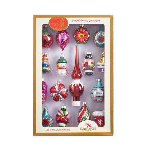 Early Years Miniature Glass Ornaments, 12-Piece Box