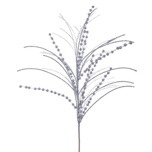 Silver Glitter With Balls Spray