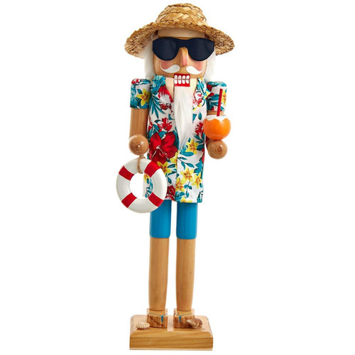15“ Beach Santa Nutcracker