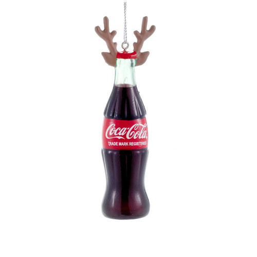 Coca-Cola® Bottle With Antlers Ornament