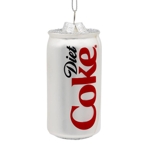 Coca-Cola® Glass Diet Coke Can Ornament