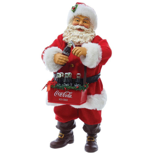10.5“ Fabriché™ Coca-Cola® Santa Opening A Coke