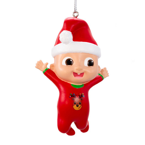 Cocomelon™ Blow Mold JJ With Santa Hat Ornament